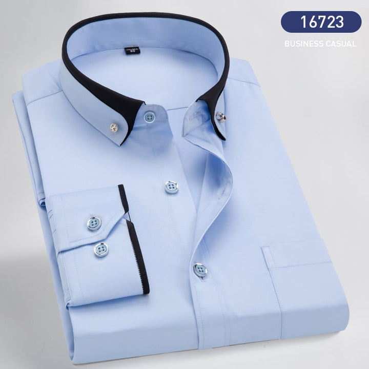 Joris - Chemise classique à manches longues pour homme