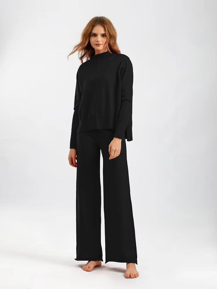 Nives™ - Pull et Pantalon Oversize en Maille, Épais et Confortable