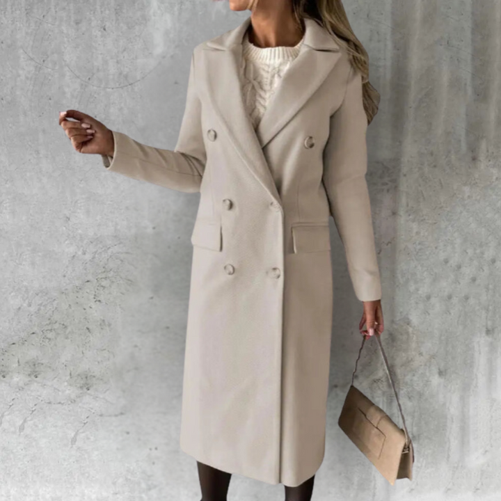 Selene™ - Trench en laine chic urbain