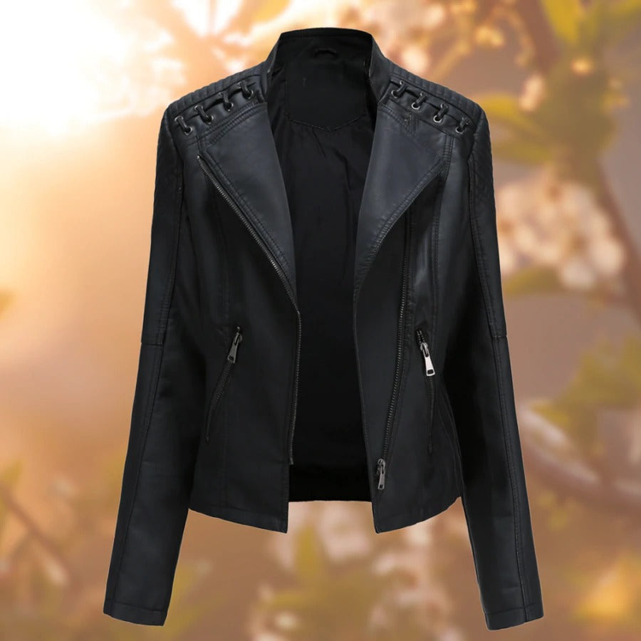 VERONICA™ | Veste en cuir femme