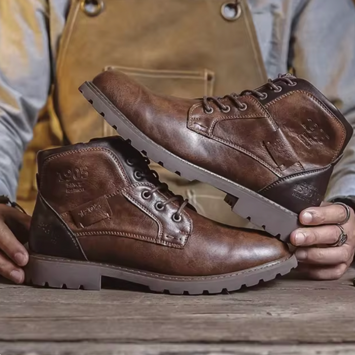 Aaron™ | Vintage leren boots