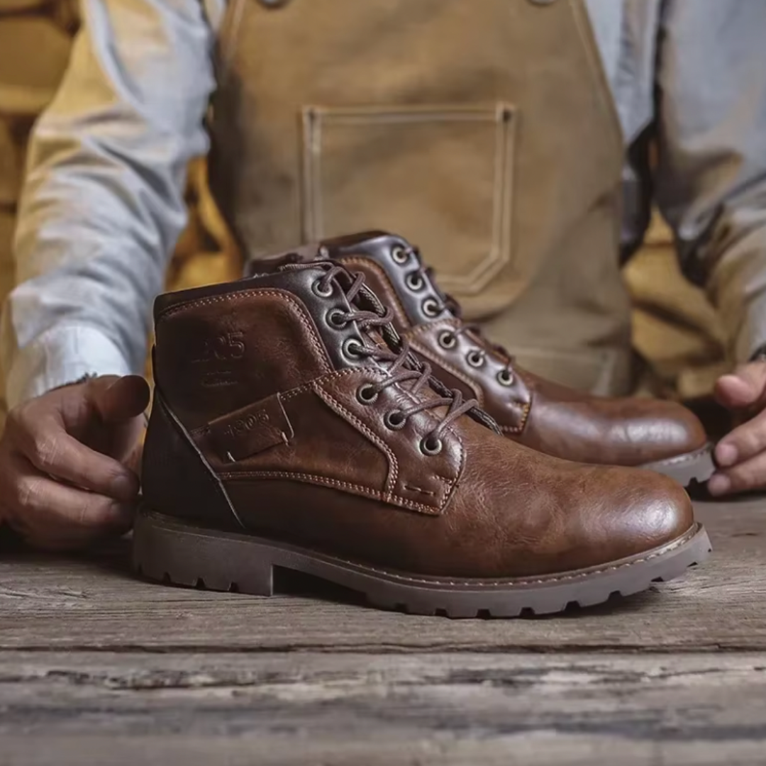 Aaron™ | Vintage leren boots