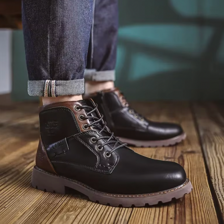 Aaron™ | Vintage leren boots