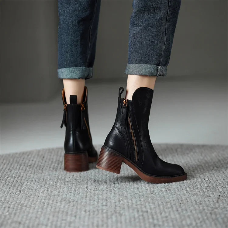 Grazia™ - Bottines en Cuir