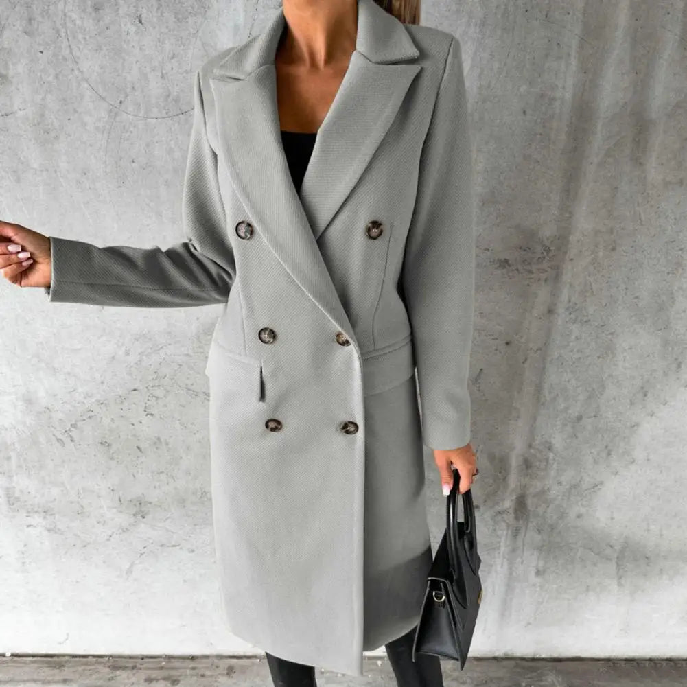 Selene™ - Trench en laine chic urbain