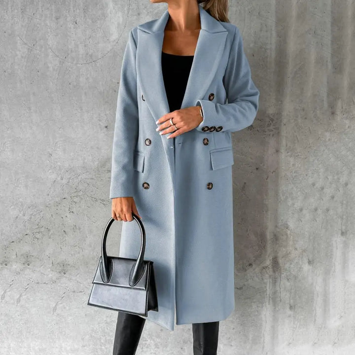 Selene™ - Trench en laine chic urbain