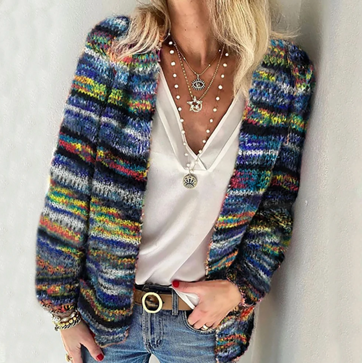 Catherine™ - Cardigan en coton confortable multicolore