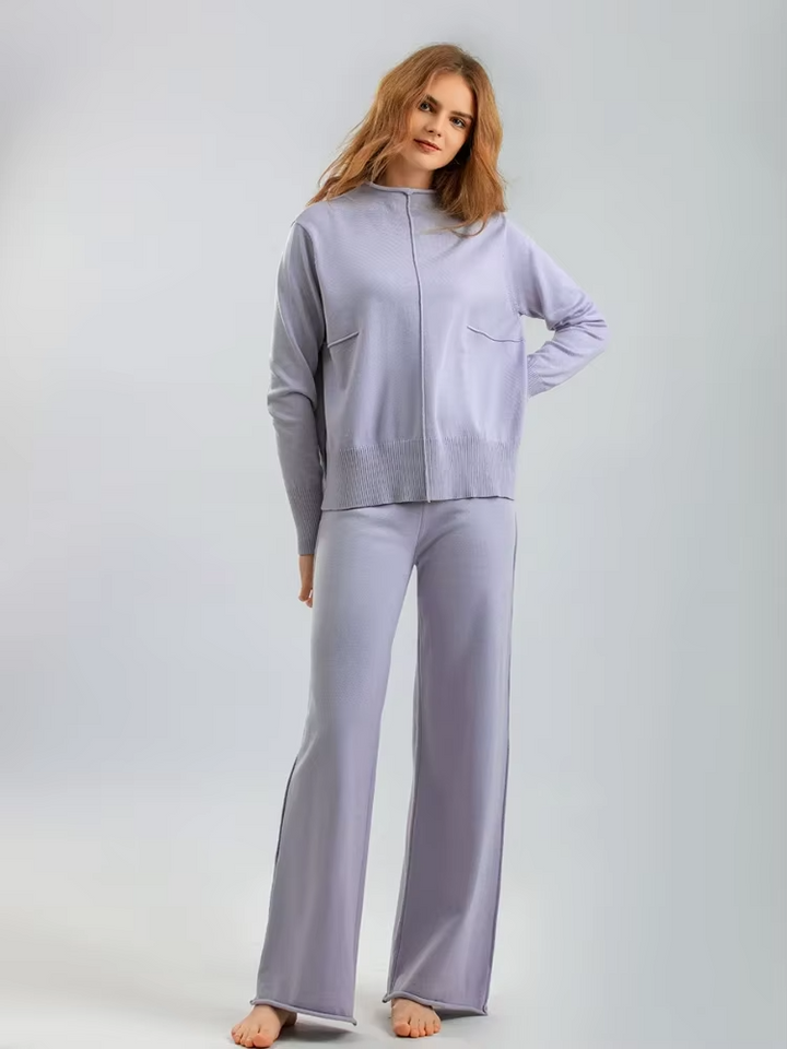 Nives™ - Pull et Pantalon Oversize en Maille, Épais et Confortable